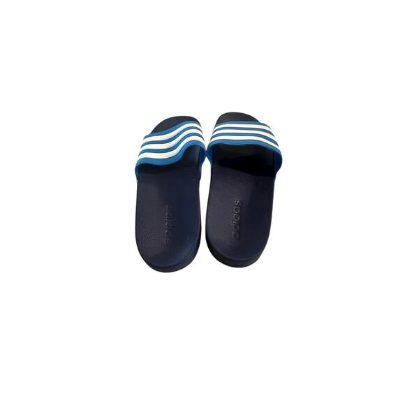 Adidas Adilette Comfort Slides Blue & White Men’s Size 6 (UK 6 / EU 38 / AU 6) - Picture 4 of 5